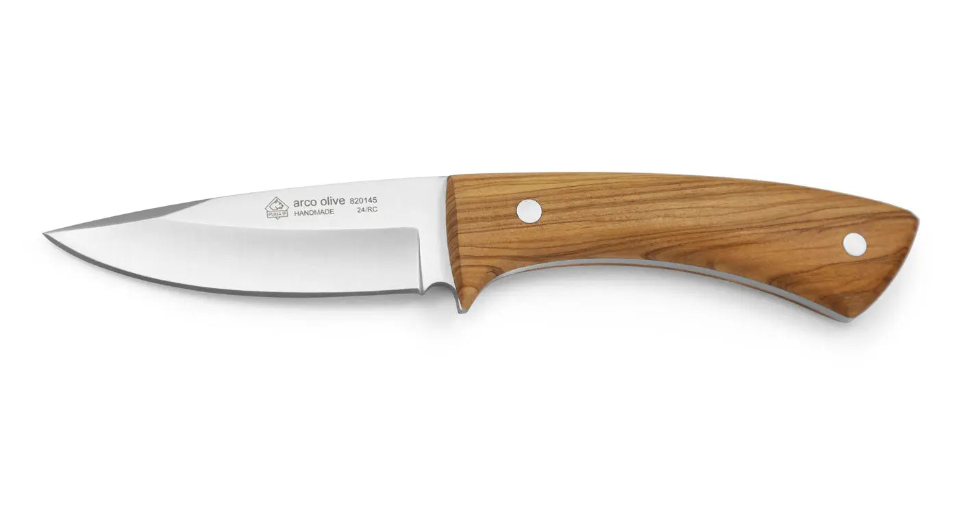 puma-ip-arco-jagdmesser-olivenholz-mit-lederscheide image 1