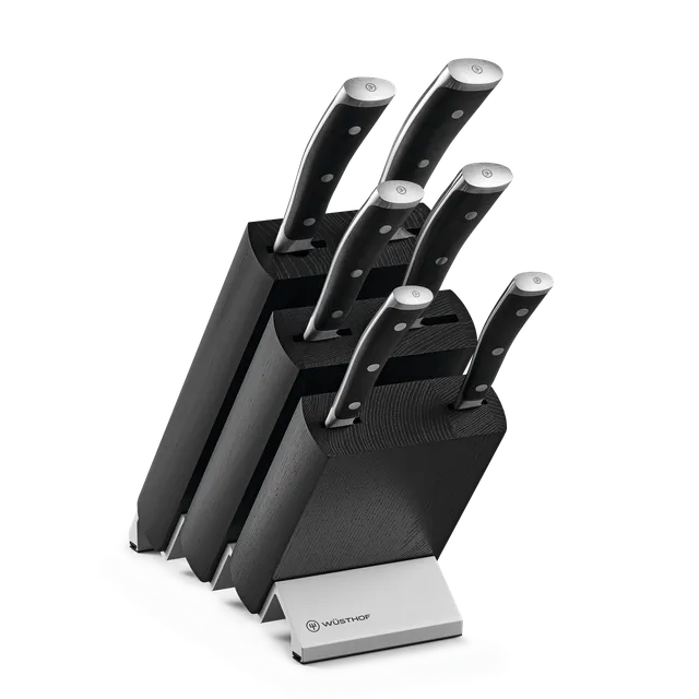 w-sthof-classic-ikon-messerblock-set-7-teilig-best-ckt-schwarz image 1