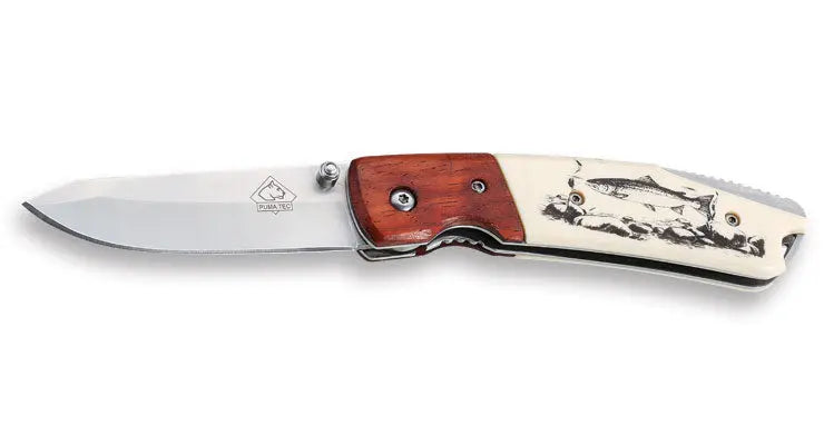 puma-tec-einhandmesser-forelle-taschenmesser-linerlock image 1