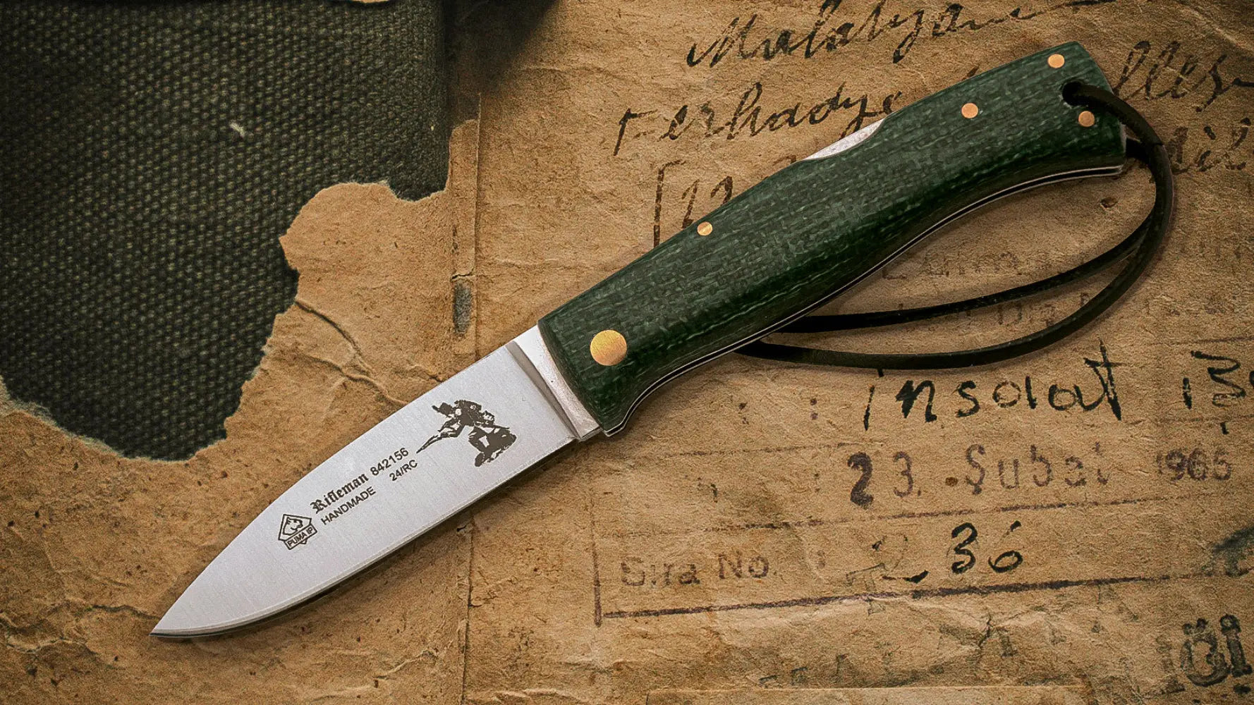 puma-ip-rifleman-taschenmesser-jute-micarta-gr-n image 7