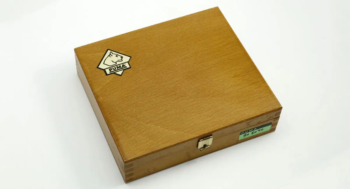puma-aschenbecher-keiler-trittsiegel-bronze-in-holzbox-unikat image 5