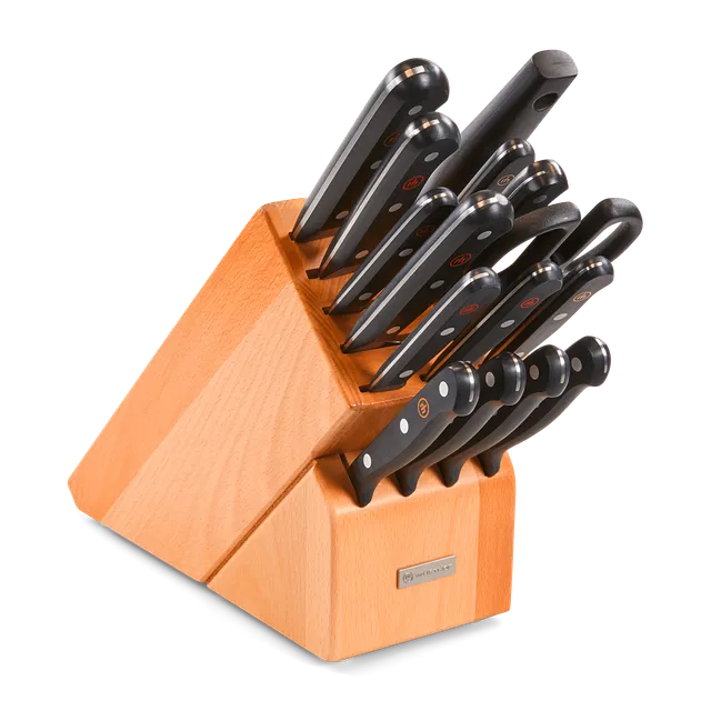 w-sthof-gourmet-messerblock-16-teilig-buchenholz-steakmesser image 1