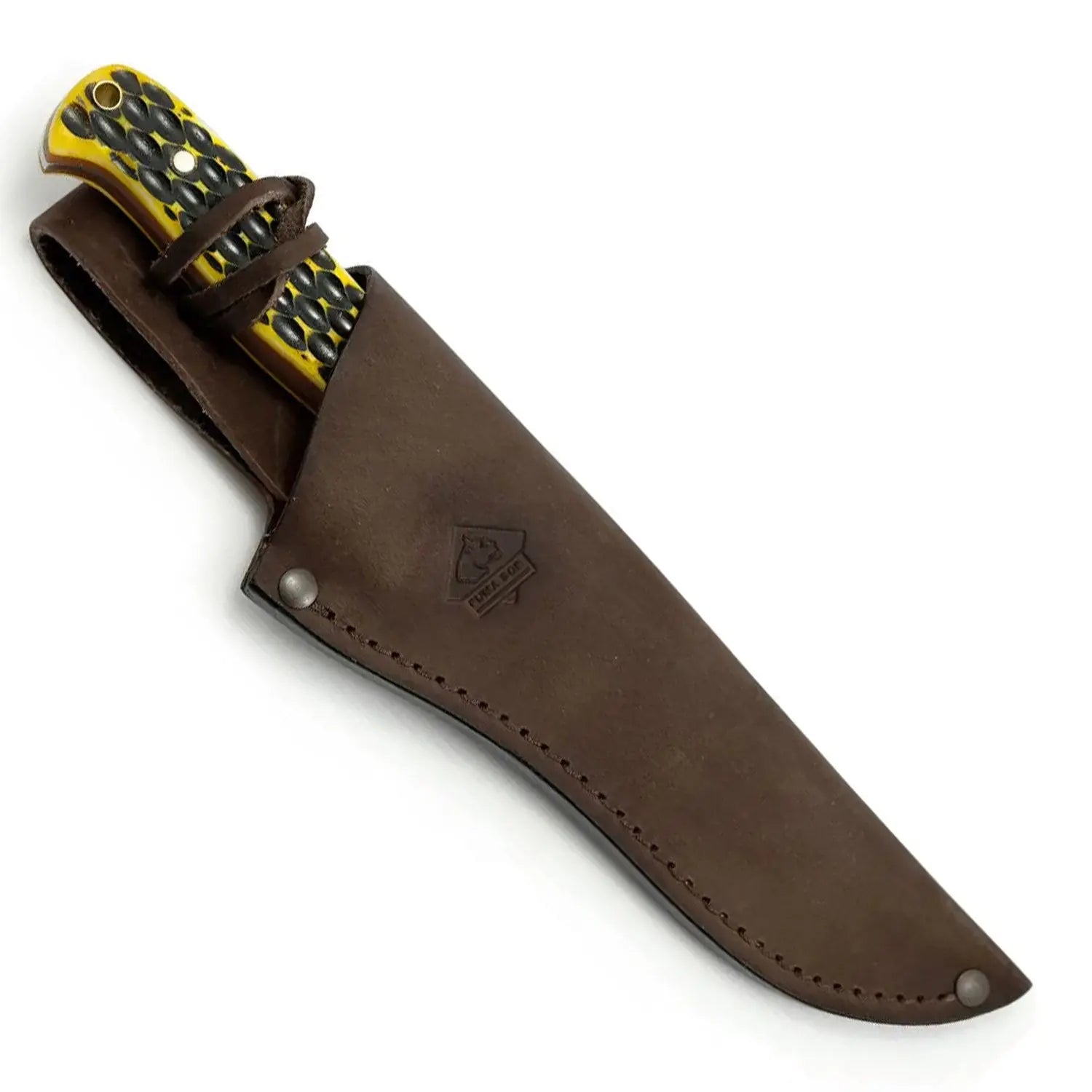 puma-sgb-buffalo-hunter-feststehendes-messer-jigged-bone image 2