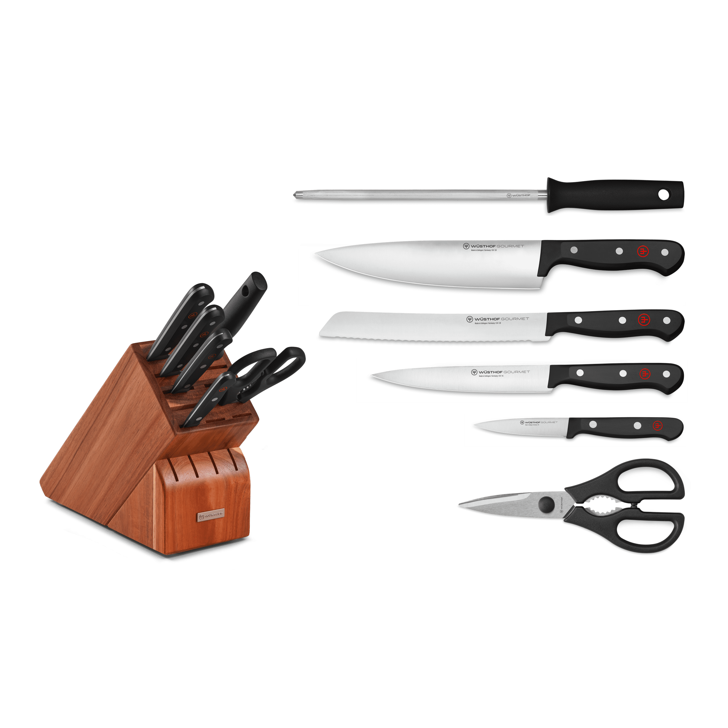 w-sthof-gourmet-messerblock-set-7-teilig-akazie image 2