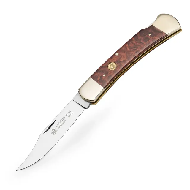 puma-castellan-schlangenholz-taschenmesser-clippoint-edc image 1