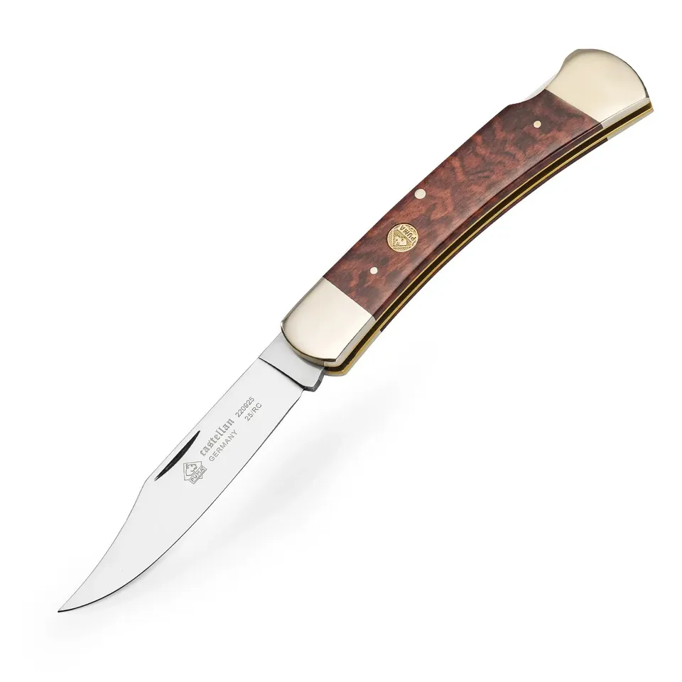puma-castellan-schlangenholz-taschenmesser-clippoint-edc image 1