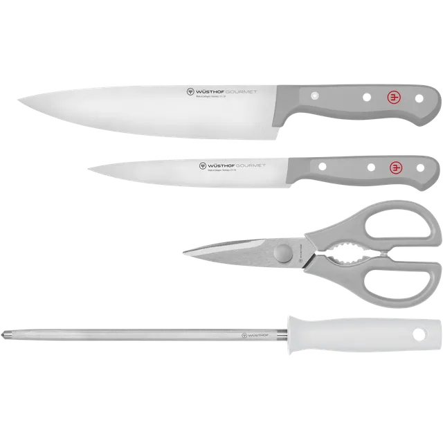 w-sthof-gourmet-grey-starter-set-4-teilig-wetzstahl-schere image 1