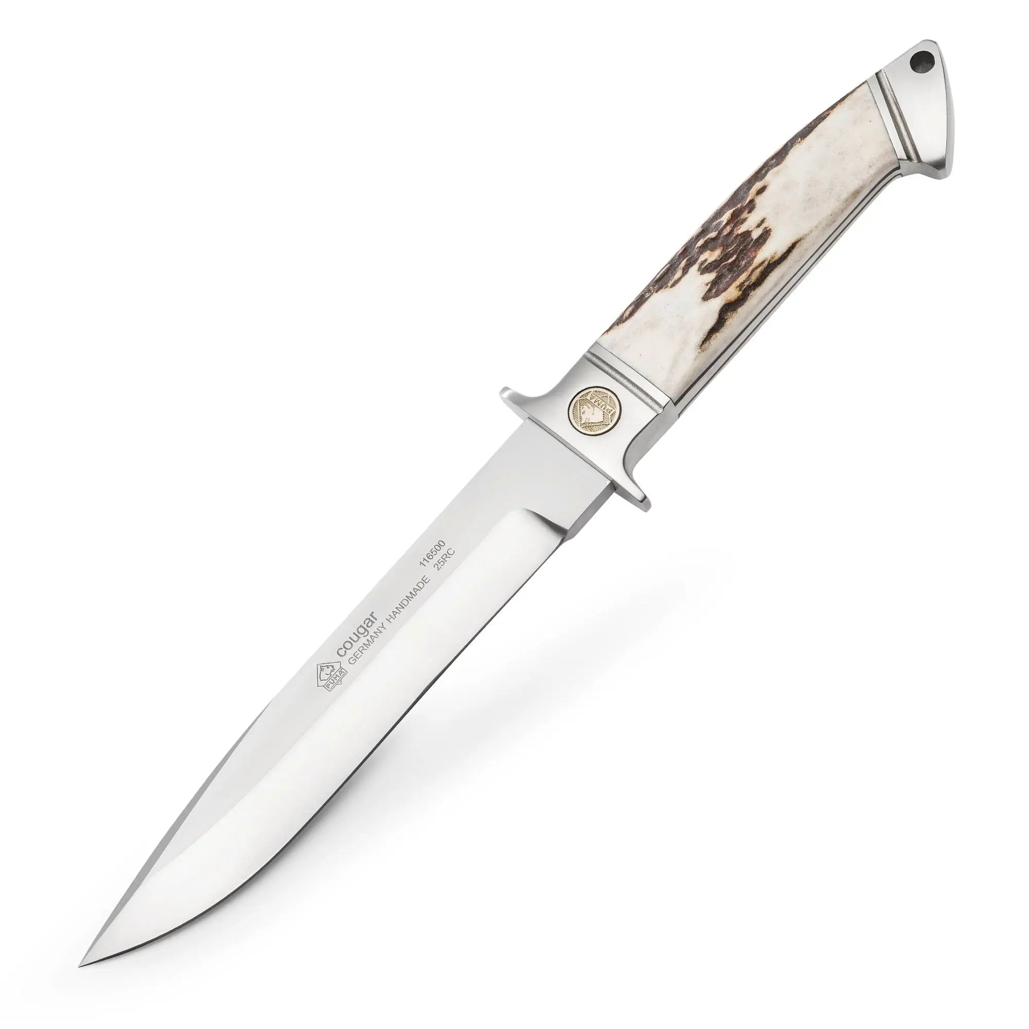 puma-cougar-hirschhorn-jagdmesser-feststehend-sammlerst-ck image 1
