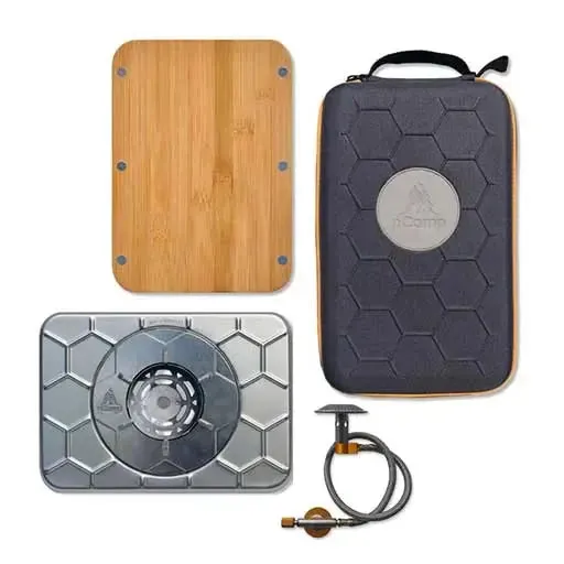 ncamp-k-che-zum-mitnehmen-campingkocher-set-4-tlg-holz-gas image 1