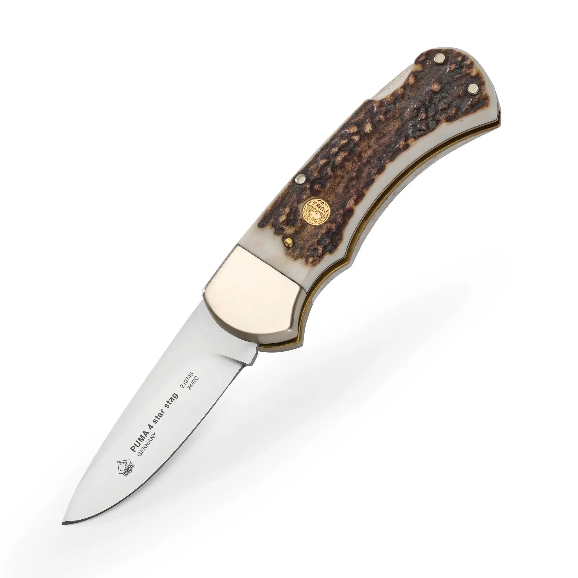 puma-4-star-stag-taschenmesser-hirschhorn-droppoint image 1