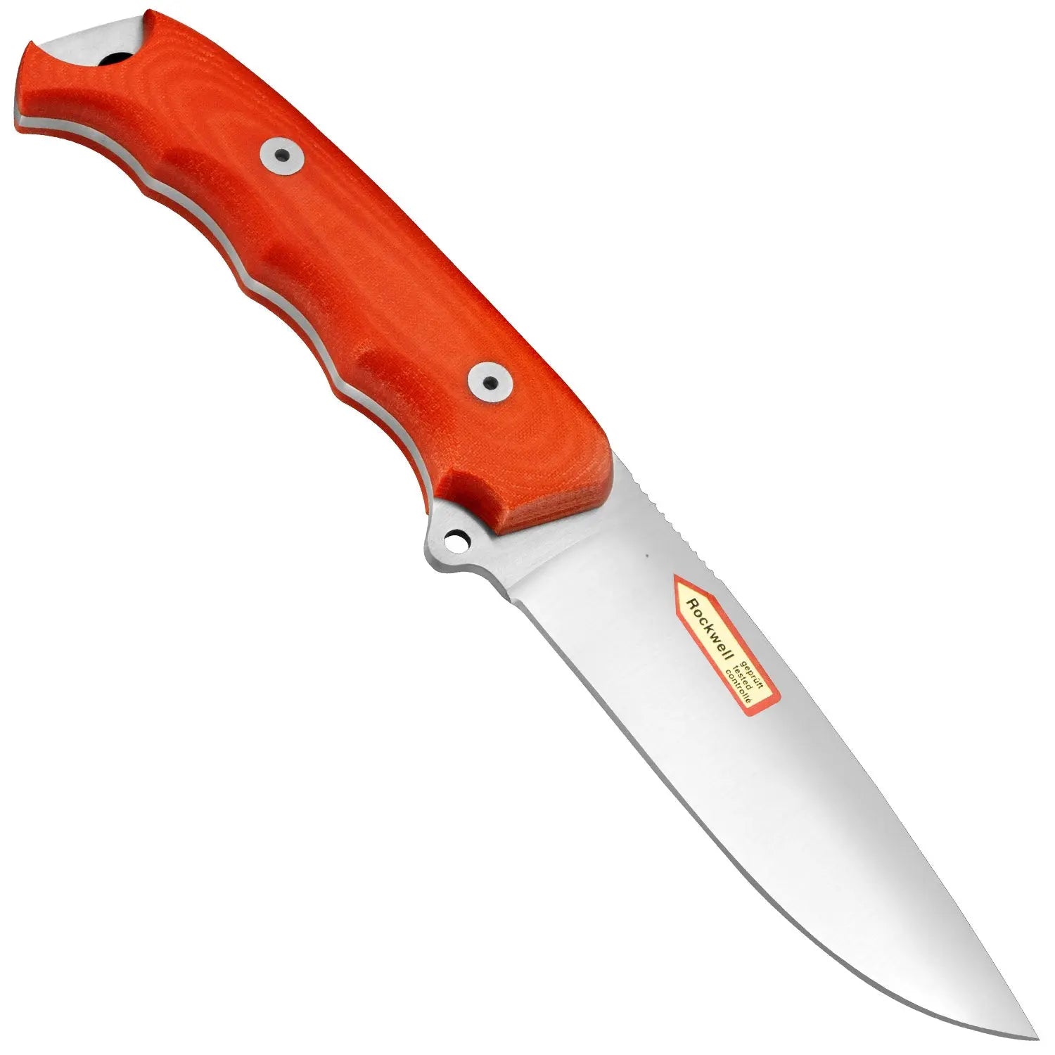 puma-ip-dexter-orange-ii-outdoormesser-micarta-sattelleder image 2
