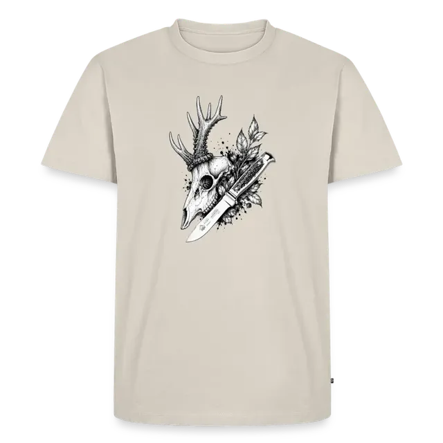 puma-jagdnicker-premium-t-shirt-baumwolle-beige image 1