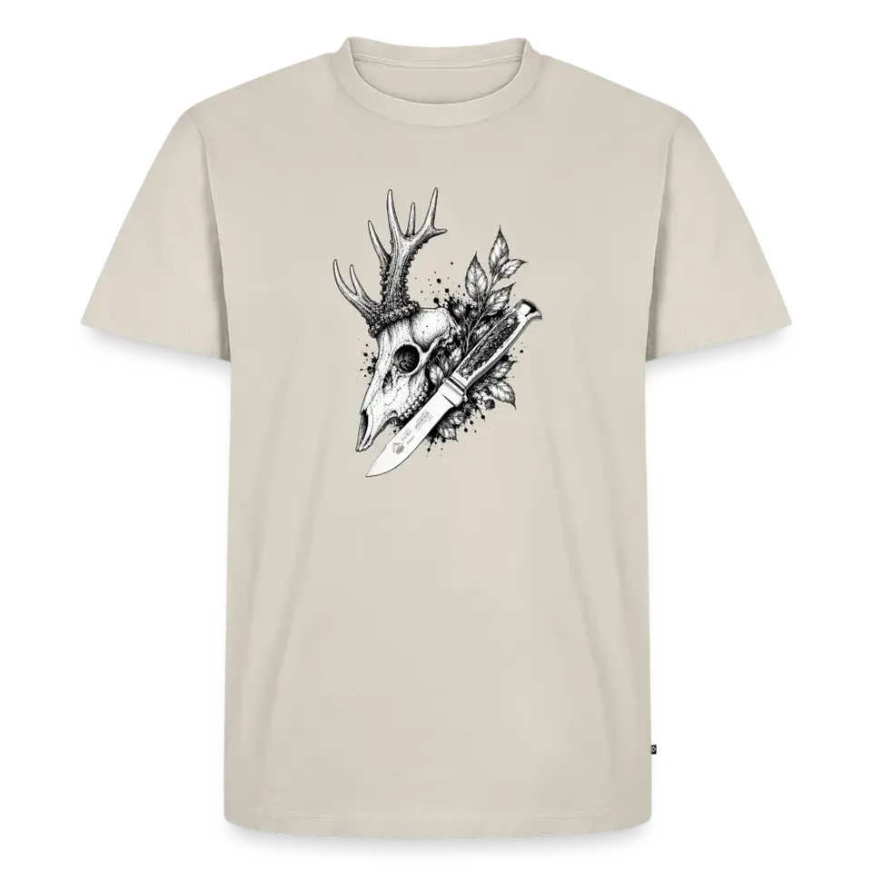 puma-jagdnicker-premium-t-shirt-baumwolle-beige image 1