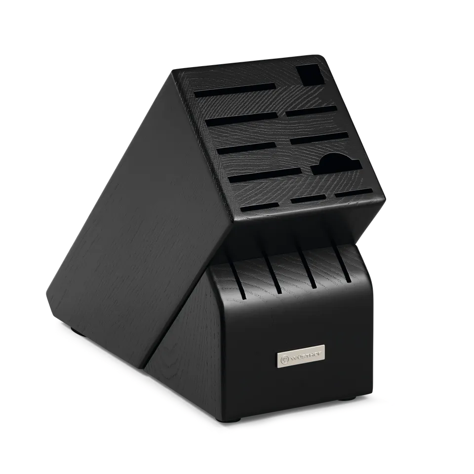 w-sthof-messerblock-15-f-cher-schwarz-holz-leer image 1