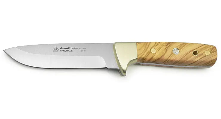 puma-ip-damwild-olive-jagdmesser-olivenholz-feststehend image 1