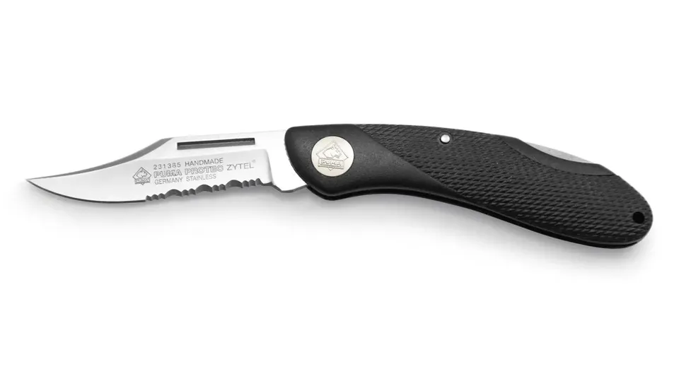 puma-protec-klappmesser-zytel-teilwellenschliff-solingen image 1