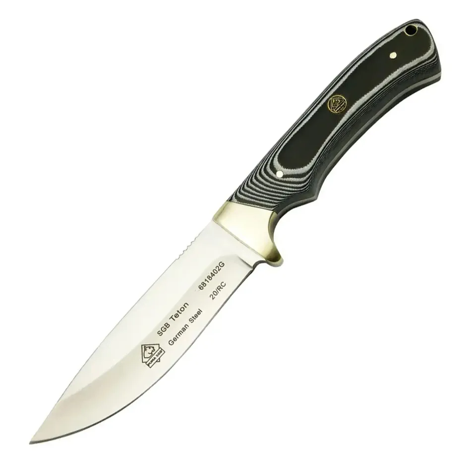 puma-sgb-teton-g10-schwarz-feststehendes-messer-lederscheide image 1