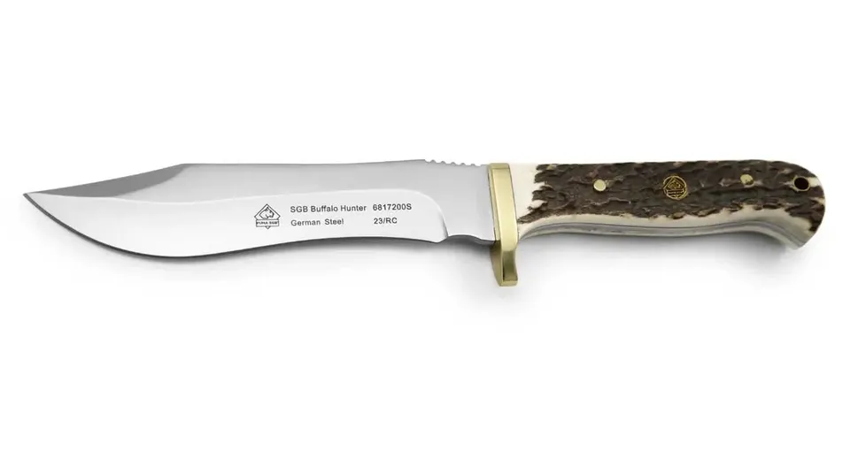 puma-sgb-buffalo-hunter-jagdmesser-hirschhorn-stag image 1