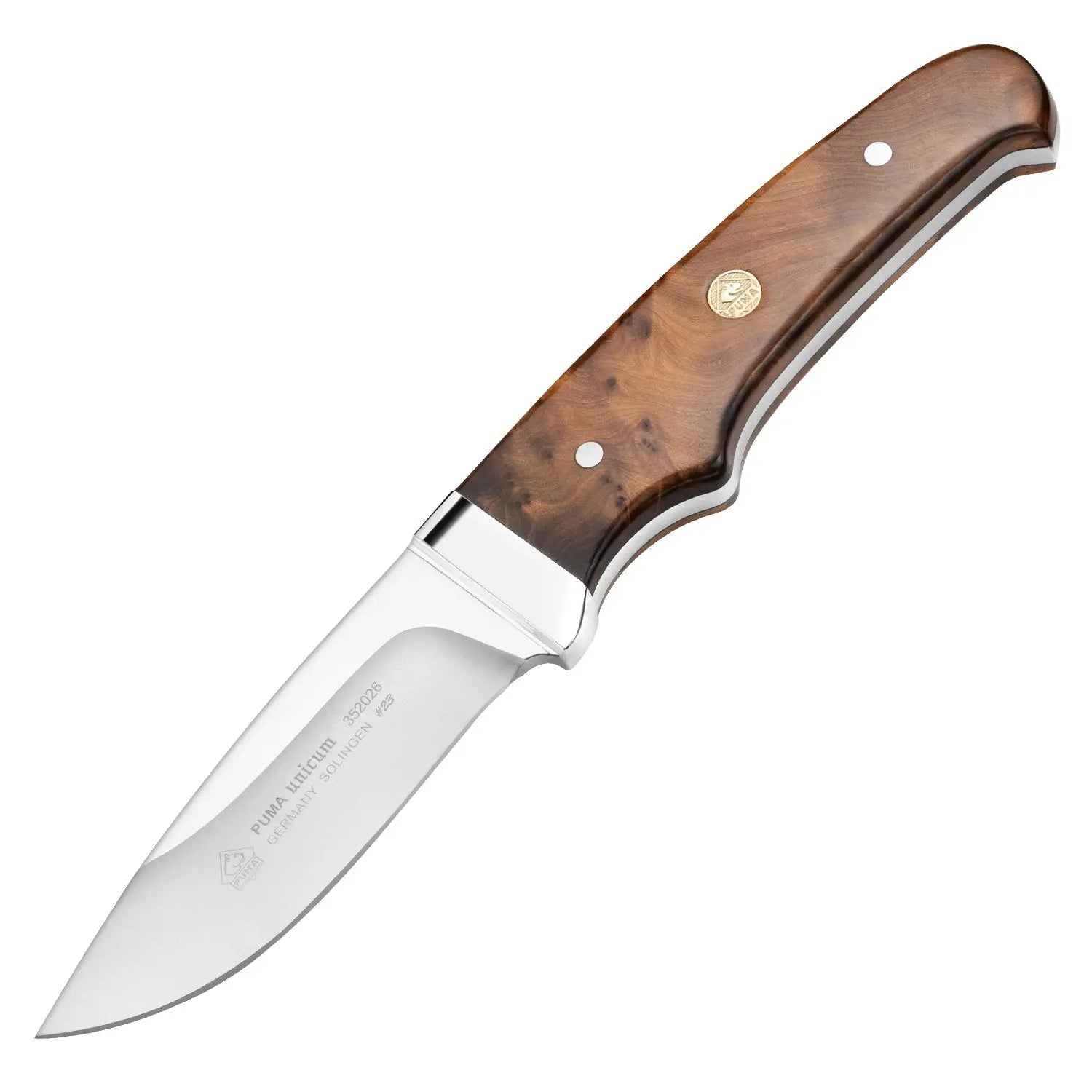 puma-unicum-skinmaster-jagdmesser-thuja-wurzelholz-23 image 1