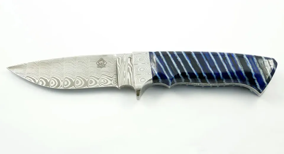 puma-unicum-jagdmesser-mammutbackenzahn-ds93x-unikat image 1