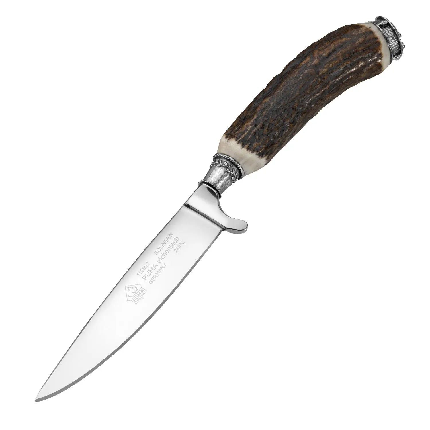 puma-eichenlaub-trachtennicker-jagdmesser-hirschhorn image 1