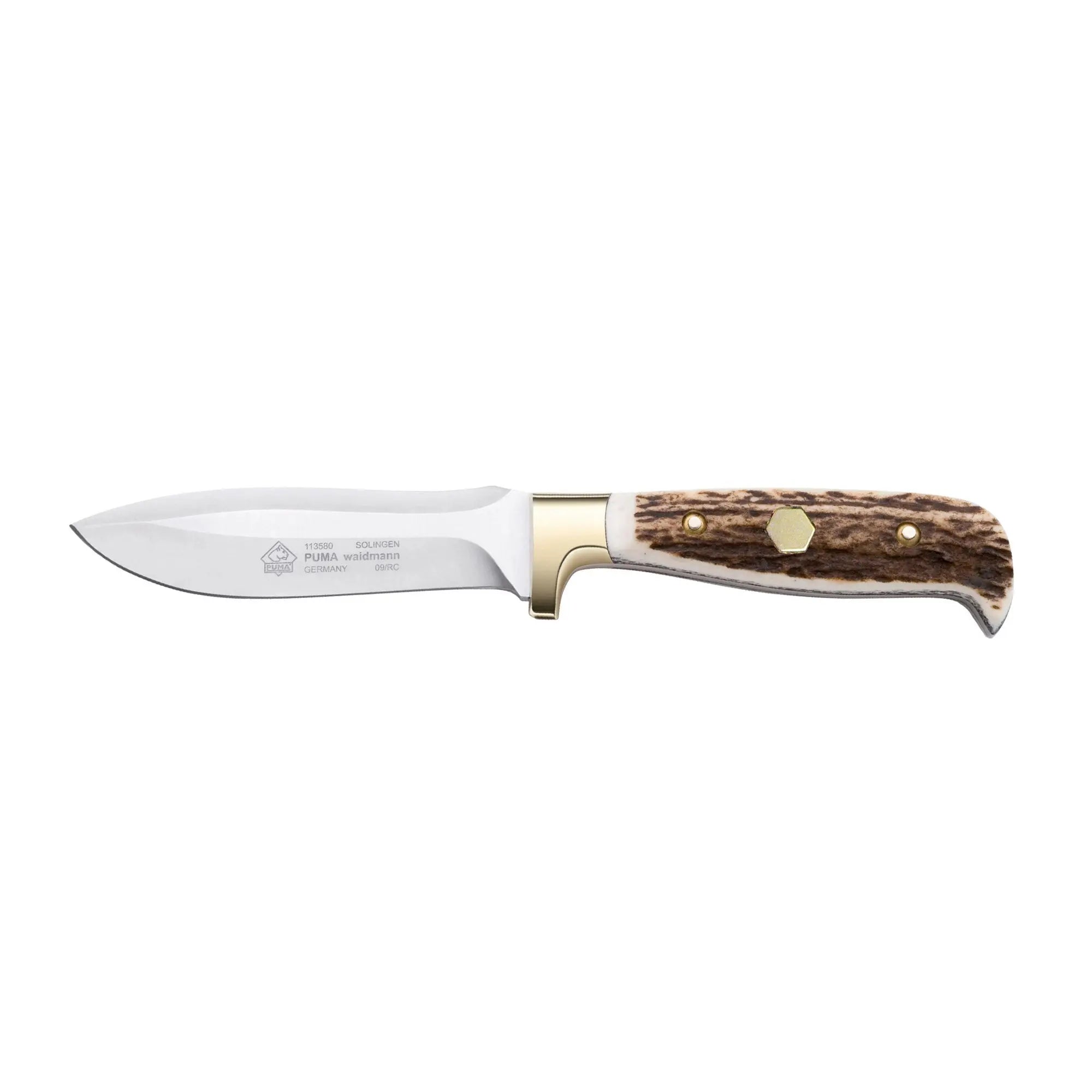 puma-waidmann-jagdmesser-hirschhorn-feststehend image 3