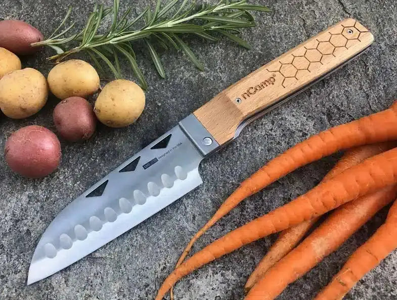 ncamp-santoku-messer-klappbar-9cr18mov-buche-mit-etui image 3