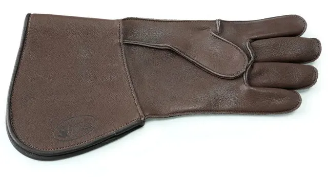 puma-falknerei-pineo-falknerhandschuh-lang-l-ziegenleder image 1