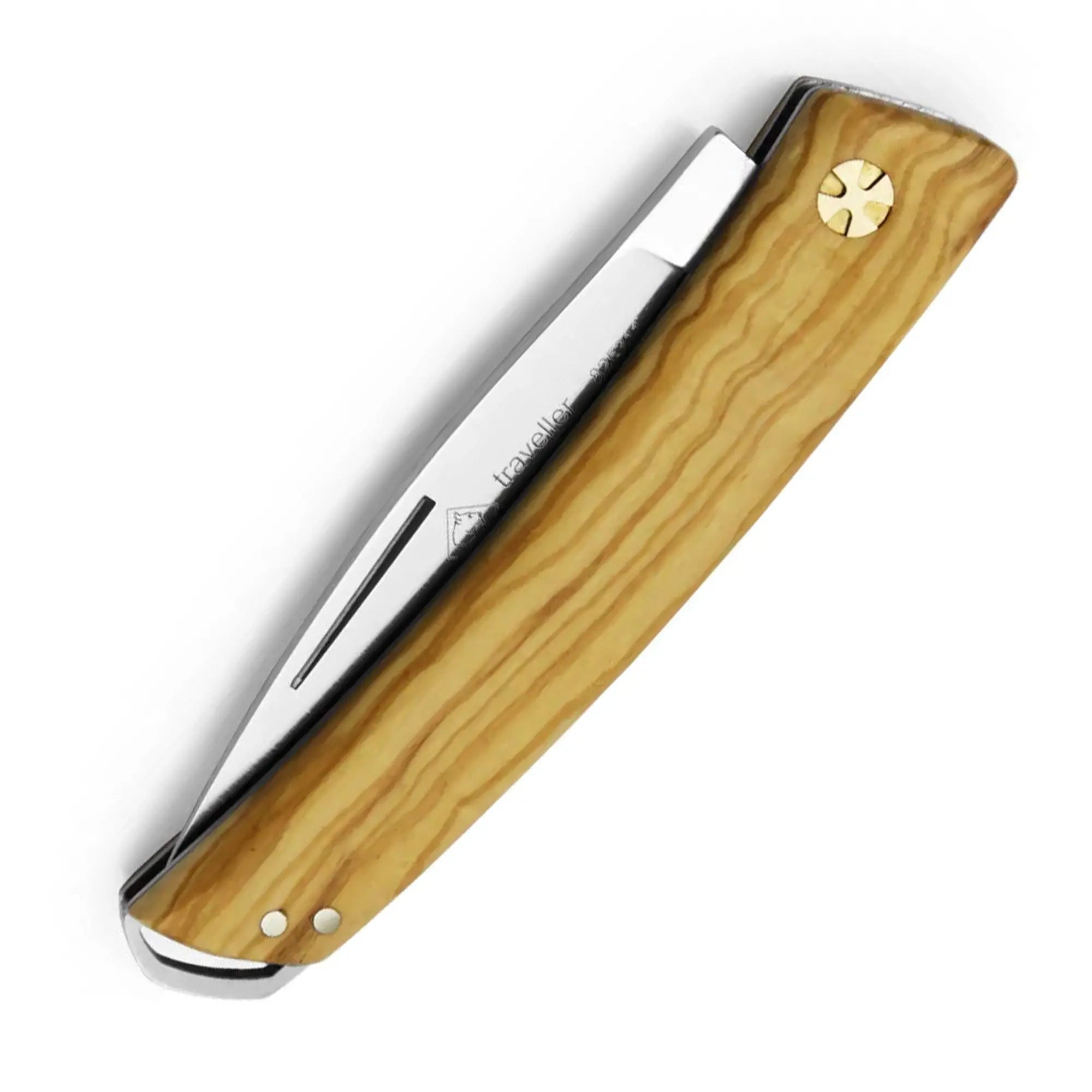 puma-ip-traveller-taschenmesser-olivenholz-mit-wildlederbeutel image 2