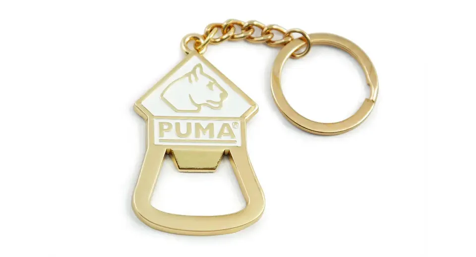 puma-schl-sselanh-nger-mit-flaschen-ffner-metall-gold-wei image 1
