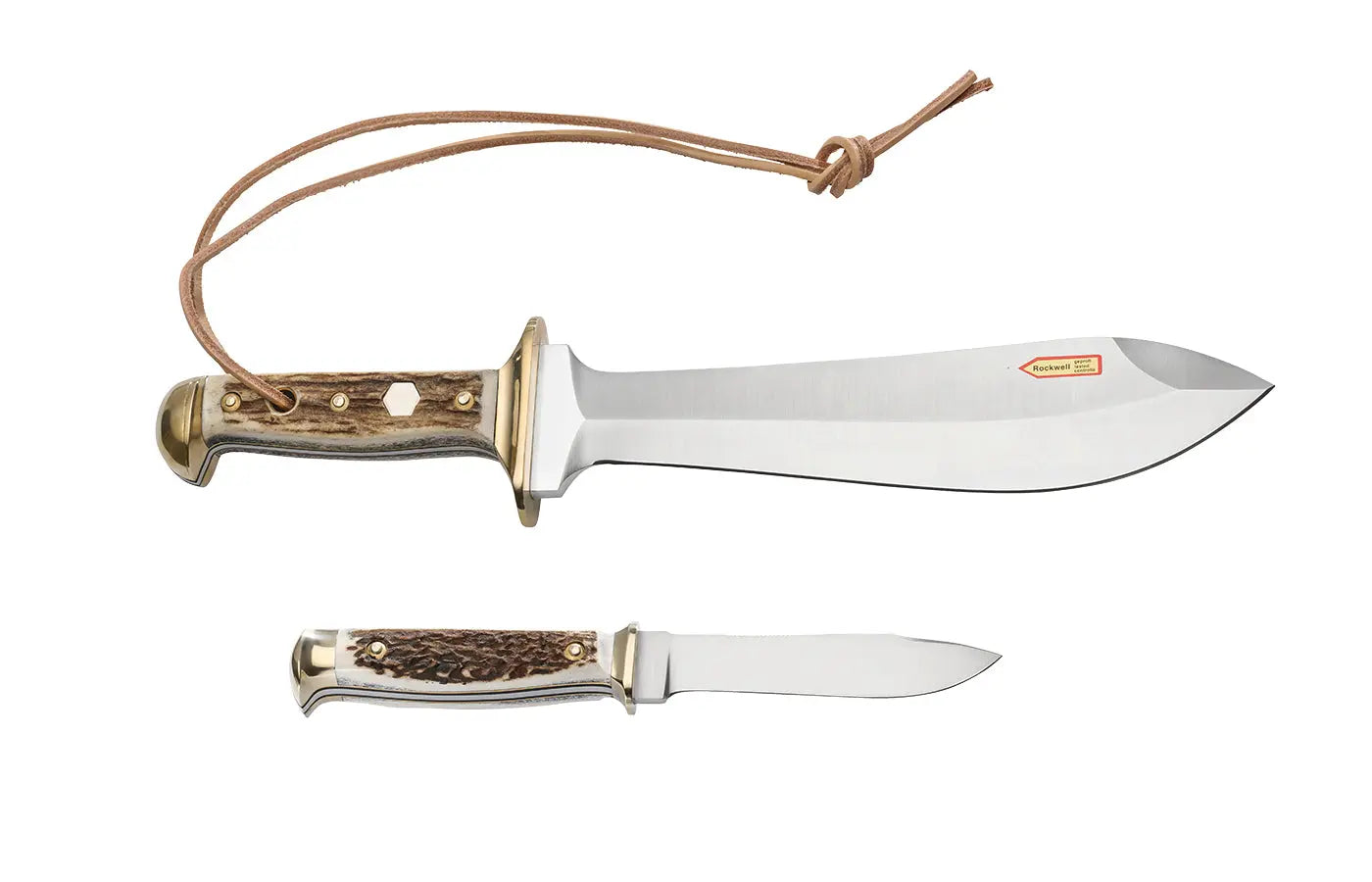 puma-waidbesteck-jagdmesser-set-hirschhorn-waidblatt-mit-nicker image 2