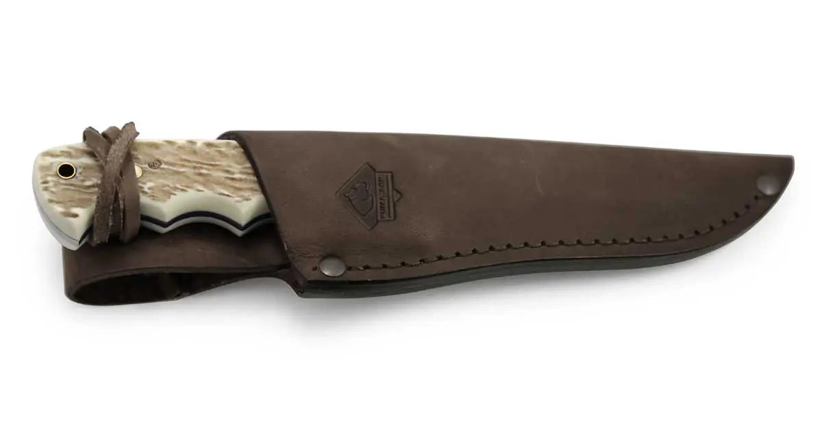 puma-sgb-wildcat-feststehendes-messer-commando-stag-leder image 4