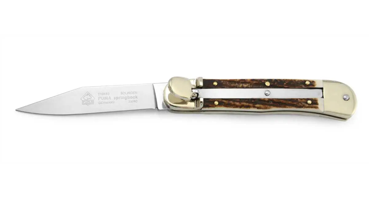 puma-springbock-springmesser-hirschhorn-7-5-cm image 1