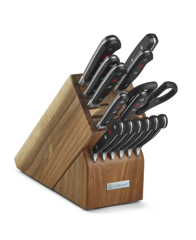 w-sthof-classic-messerblock-set-15tlg-akazie-steakmesser image 1