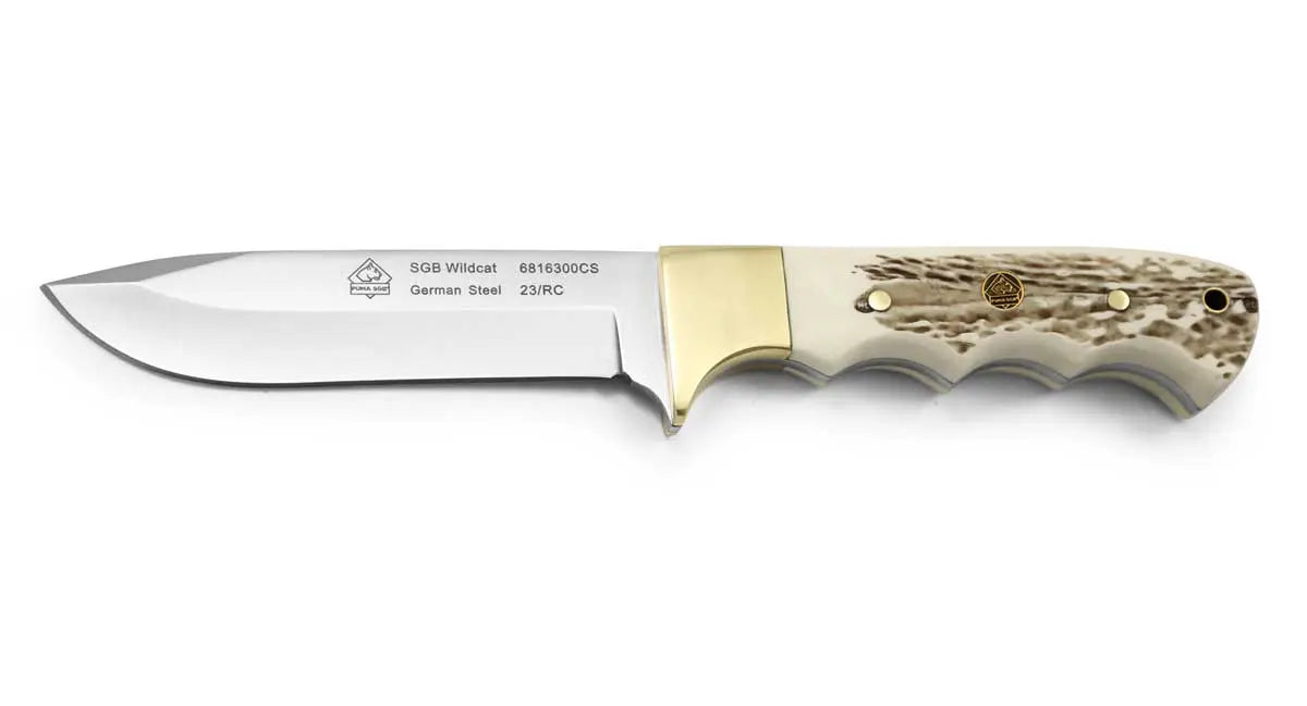 puma-sgb-wildcat-feststehendes-messer-commando-stag-leder image 3