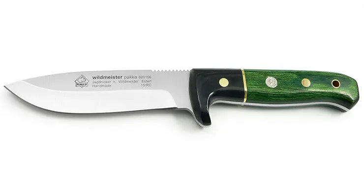 puma-ip-wildmeister-pakka-jagdmesser-pakkaholz-gr-n-440c image 1