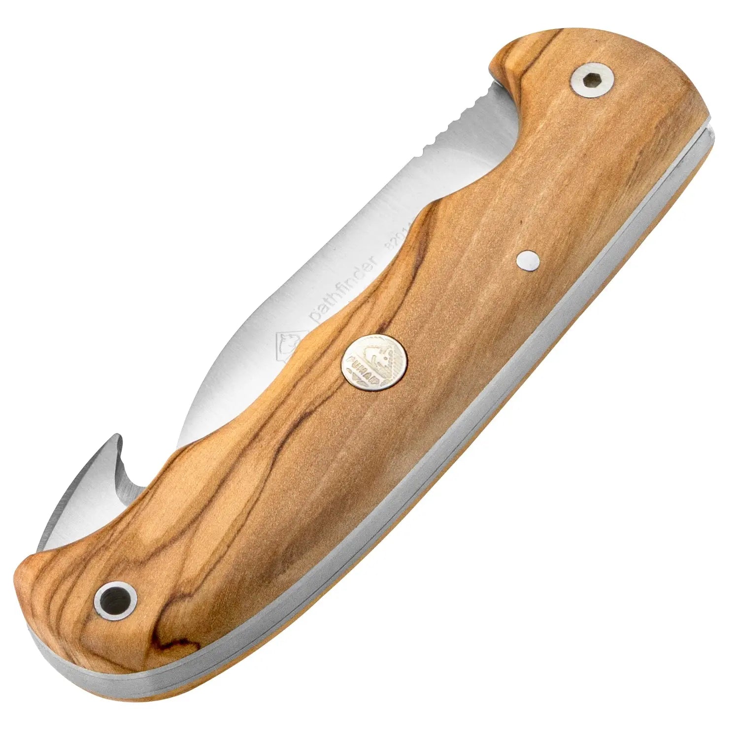 puma-ip-pathfinder-taschenmesser-olivenholz-mit-guthook image 3