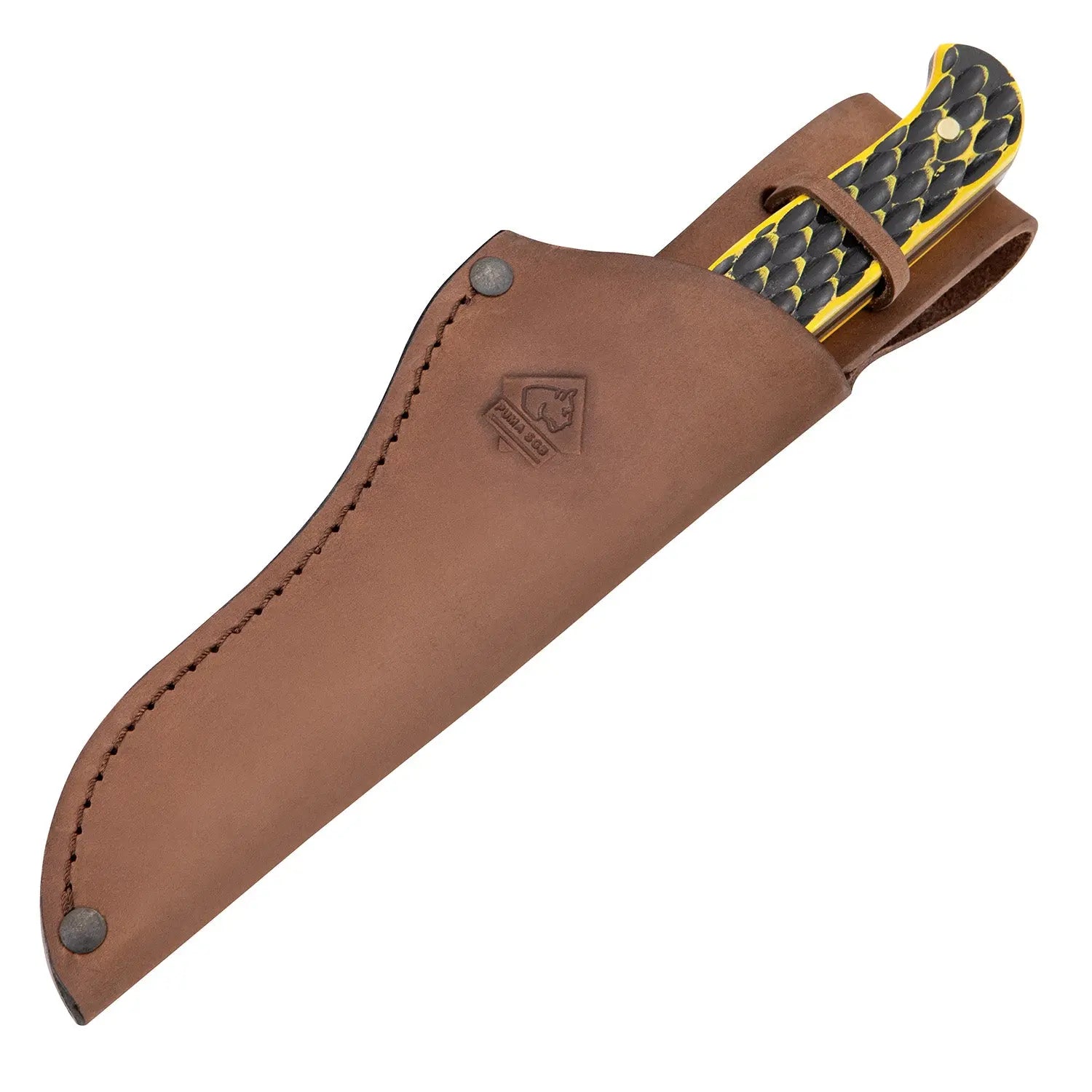 puma-sgb-trail-guide-jagdmesser-knochen-lederscheide image 4
