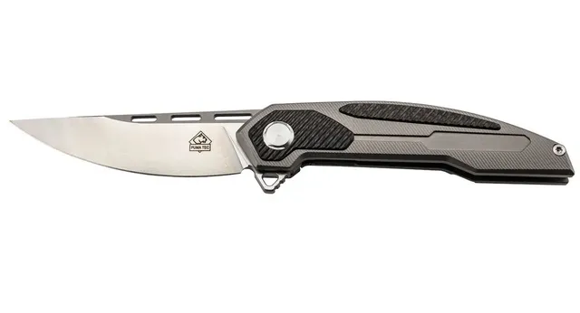 puma-tec-einhandmesser-d2-two-tone-titan-carbon-mit-clip image 1