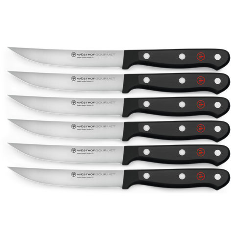 w-sthof-gourmet-steakmesser-set-6-tlg-11-5-cm-schwarz image 1