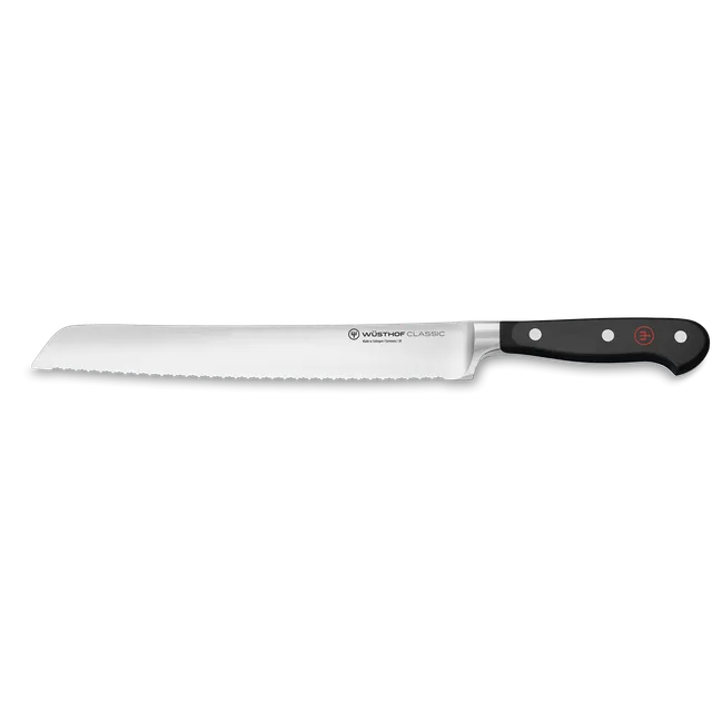 w-sthof-classic-brotmesser-23-cm-schwarz-wellenschliff image 1