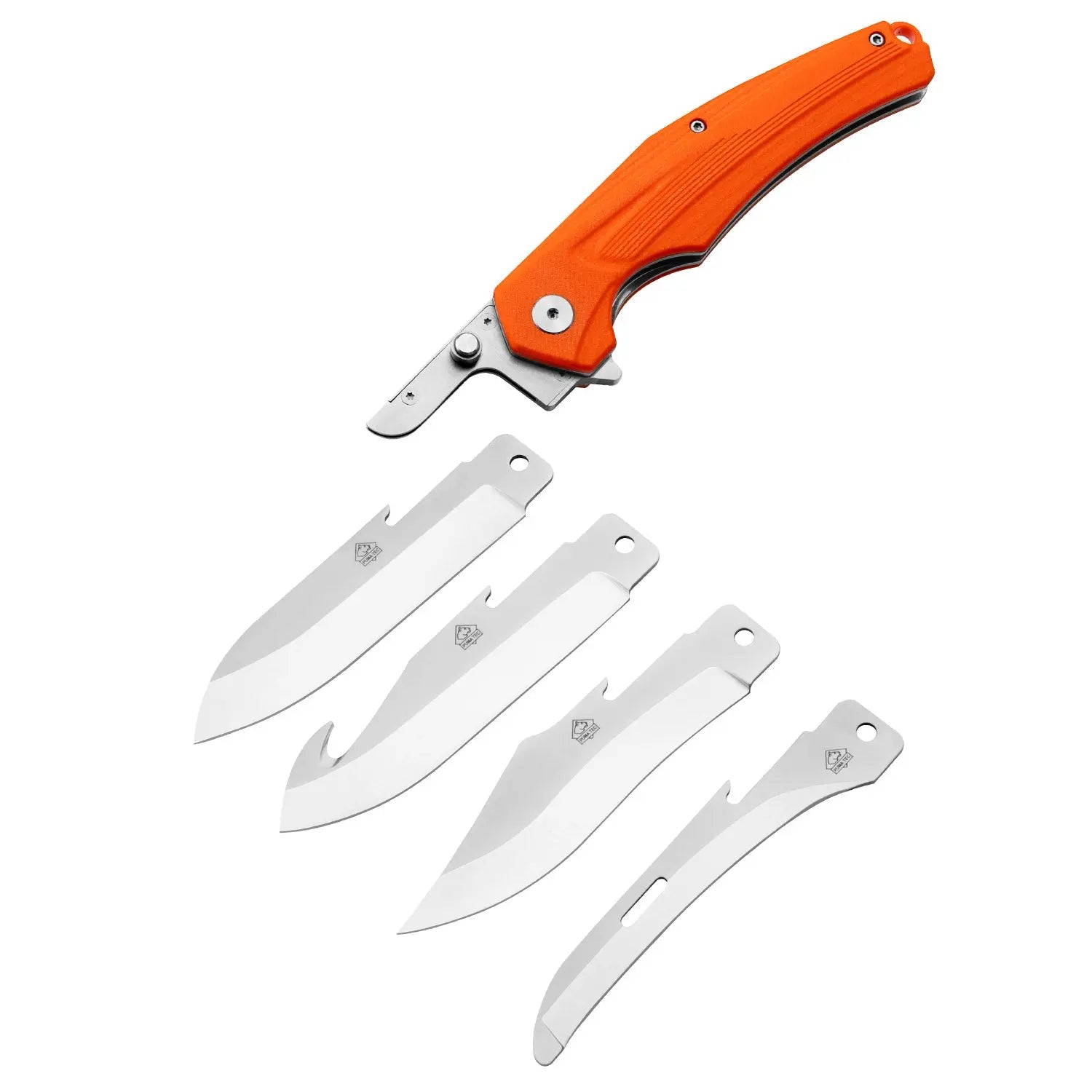 puma-tec-system-folding-jagdtaschenmesser-orange-4-klingen image 4