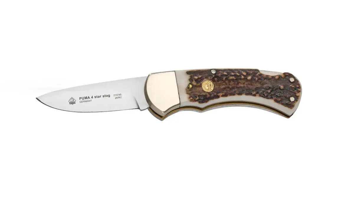 puma-4-star-stag-taschenmesser-hirschhorn-droppoint image 4