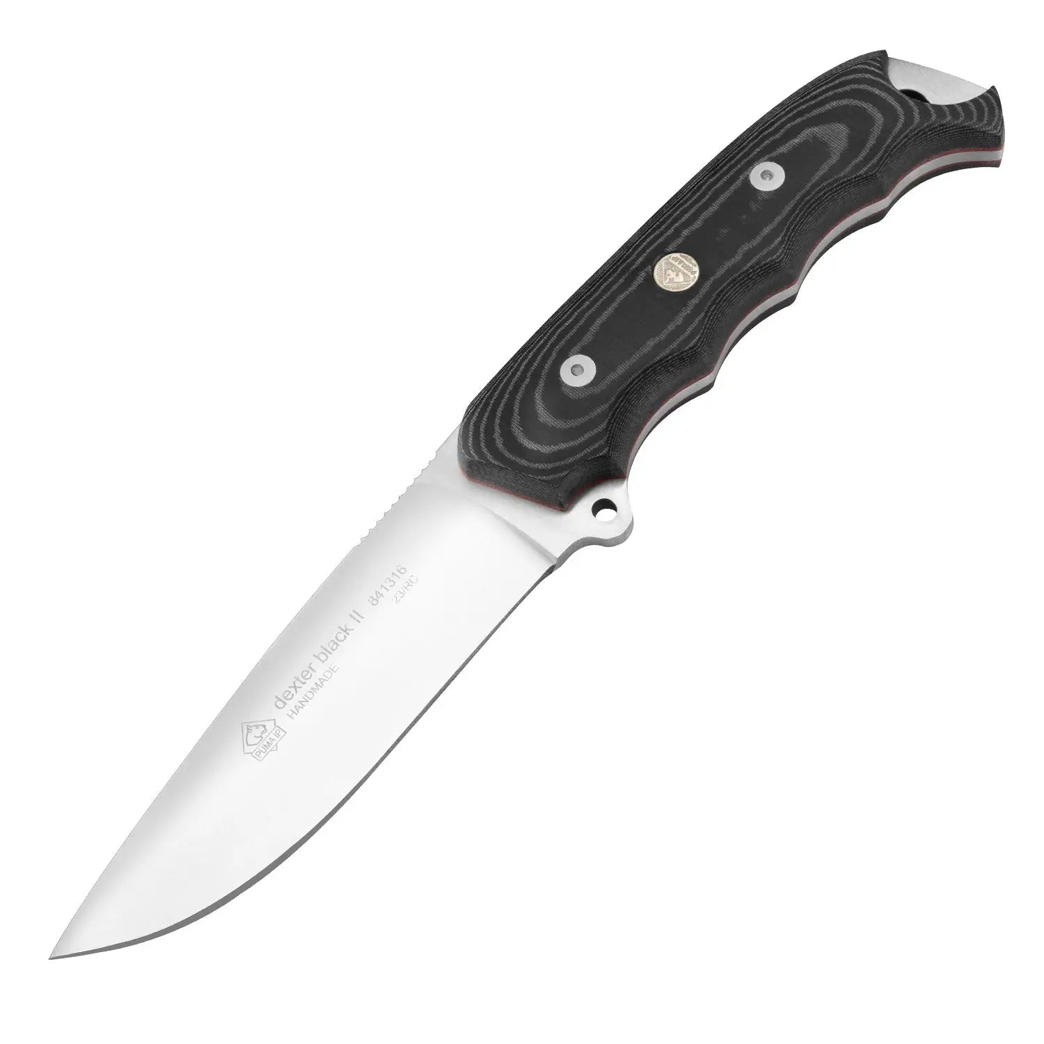 puma-ip-dexter-black-ii-survivalmesser-micarta-105-mm image 1