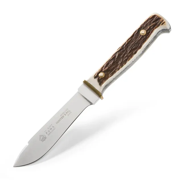 puma-hunter-s-pal-jagdmesser-hirschhorn-mit-nieten image 1