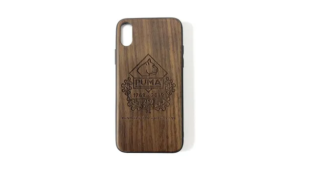 puma-holzh-lle-iphone-11-walnussholz-echtholz-mit-logo image 1