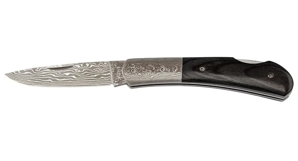 puma-tec-damast-taschenmesser-pakkaholz-back-lock image 1