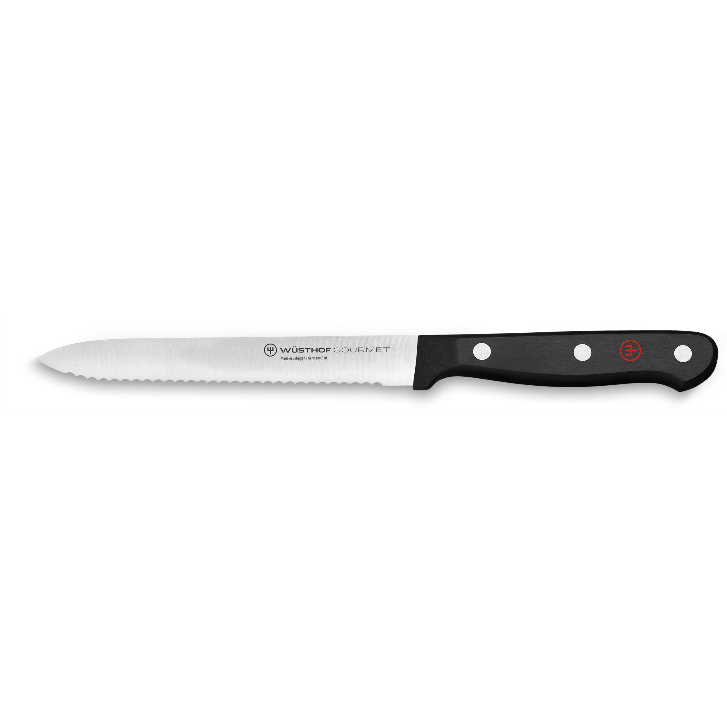 w-sthof-gourmet-14-cm-universalmesser-wellenschliff-schwarz image 1