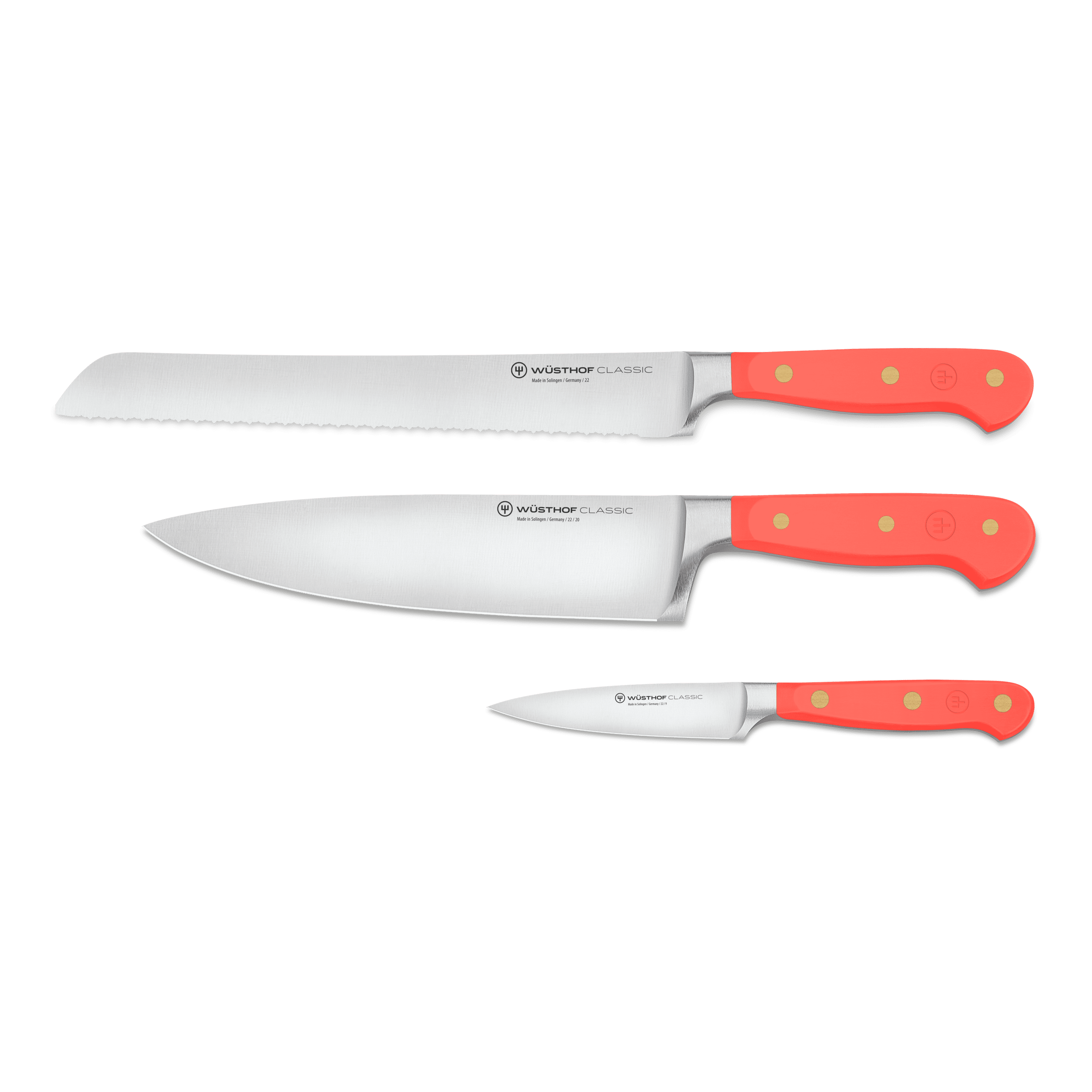 w-sthof-classic-3-tlg-messerset-coral-peach-kochmesser image 1