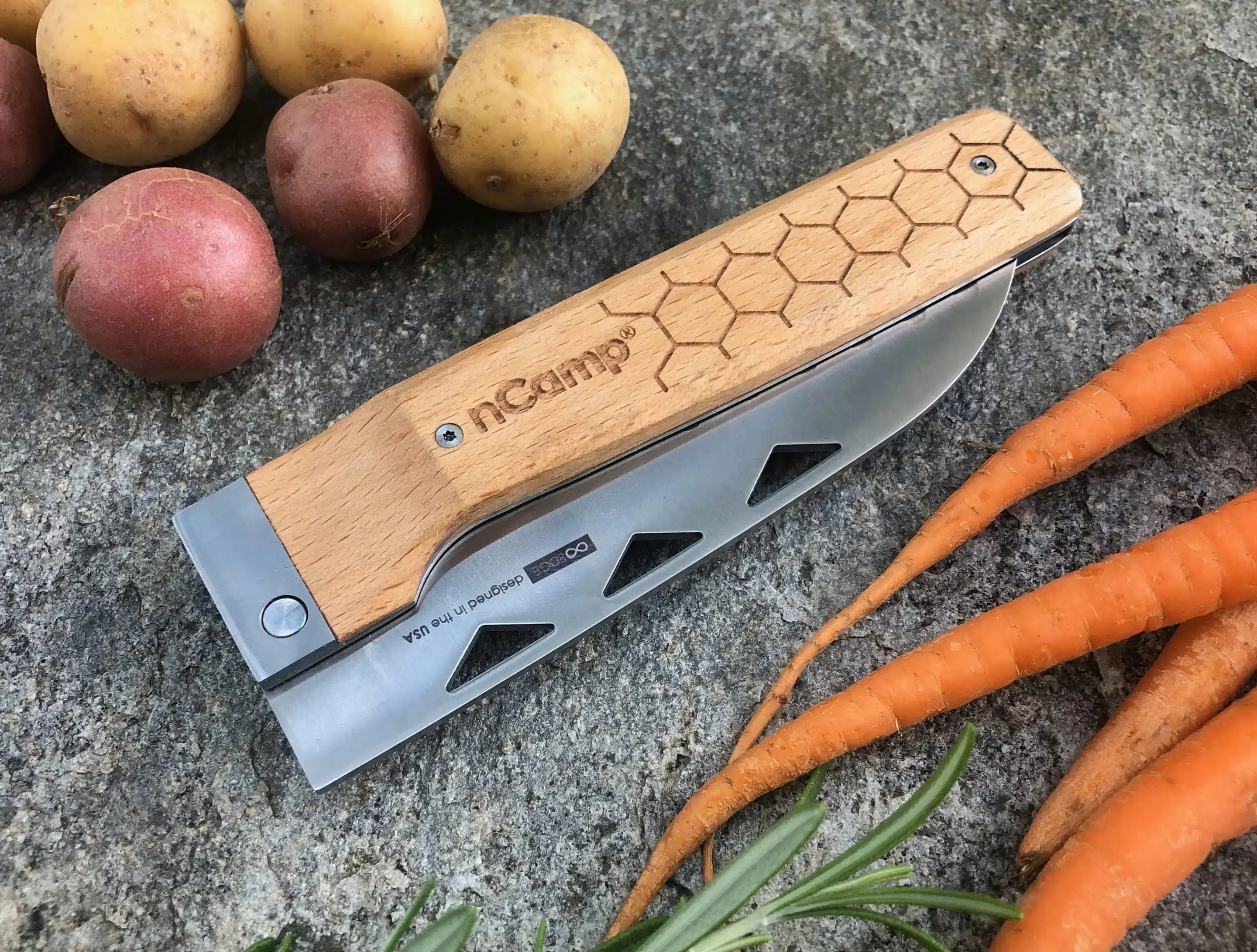 ncamp-santoku-messer-klappbar-9cr18mov-buche-mit-etui image 4